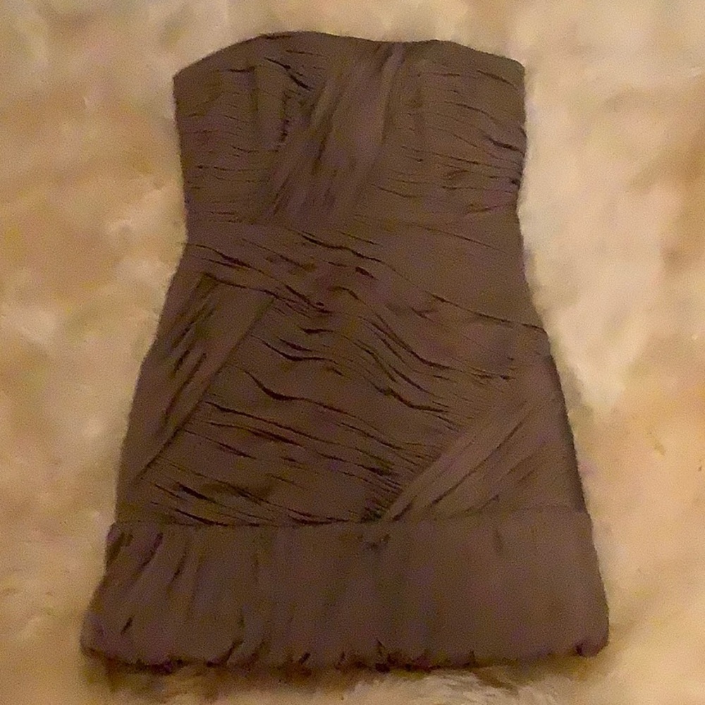 INTERMIX EXCLUSIVE JESSICA STRAPLESS SILK DRESS SZ S